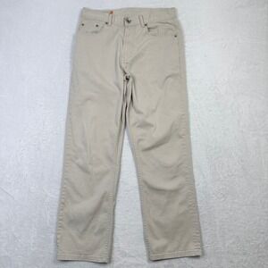 Faconnable Pants  Mens‎ 34 Beige Casual Chinos Trousers Fits 31x29 Modele F40